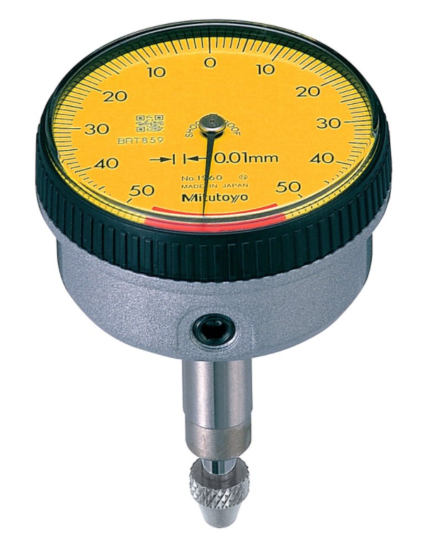 Mitutoyo® 1960T - 1 Series™ 0 to 1 mm Metric Dial Back Plunger Indicator
