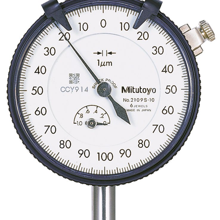 Mitutoyo 2109S-10 Plunger Type Dial Indicator 0.001