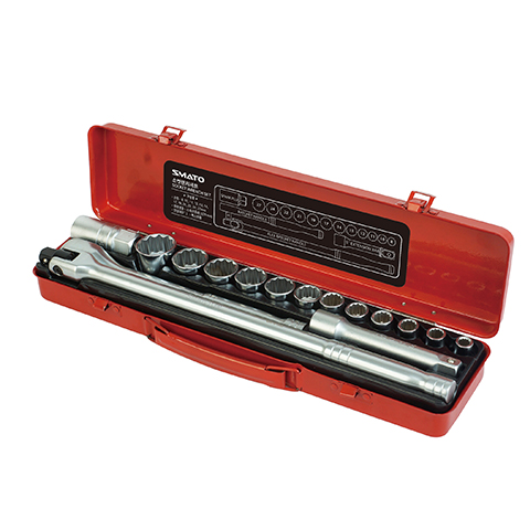 Smato Socket Wrench Set 1/2"*17P(12 pt)