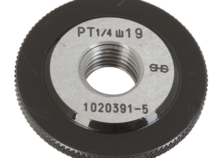 SHS Tapered Thread Ring Gauge for Pipes (Thread 19 / PT) PT-R 1/4