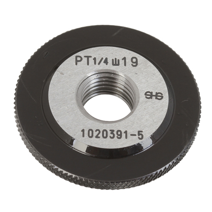 SHS Tapered Thread Ring Gauge for Pipes (Thread 19 / PT) PT-R 1/4