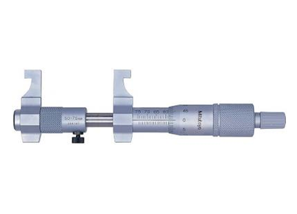 Mitutoyo 145-187 Vernier Inside Micrometer, Caliper Type, 50-75mm Range, 0.01mm Graduation, Plus /-0.007mm Accuracy