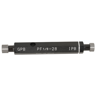 SHS Parallel Thread Plug Gauge for Pipes (PF 1/4-19) GPBIPB 1/4