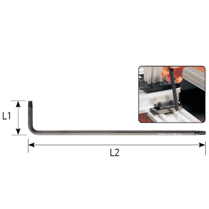 [WIHA] L-keys   TORX® ball end 366BE