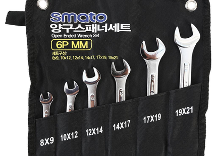 Smato Open Ended Wrench Set (6pcs Inch)