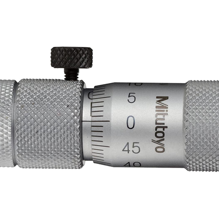 Mitutoyo 137-011 Tubular Vernier Inside Micrometer, Extension Rod Type, 50-63mm Range, 0.01mm Graduation, Plus /-0.004mm Accuracy