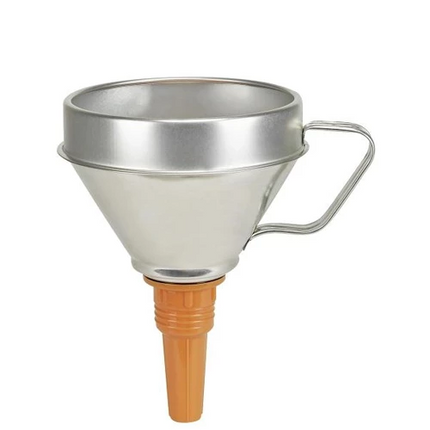 PRESSOL Funnel-steel plate-galvanized  Ø 160 mm-1.3ℓ-strainer
