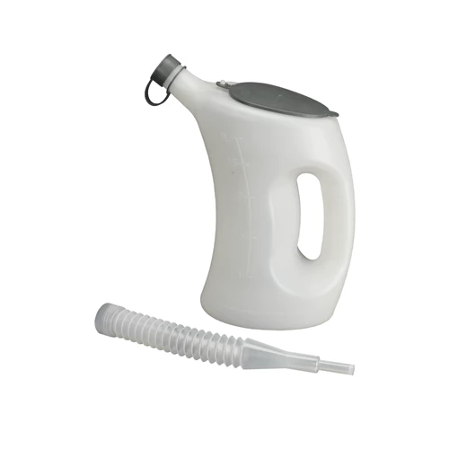 Measuring jug with cover-FLA-PE  5ℓ-transparent