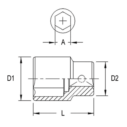 [GENIUS TOOLS] 1/2" Dr. 6 pt. SAE Hand Sockets