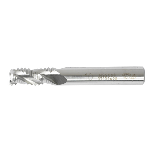 YG-1  GENERAL HSS 3 Flute 37°Helix Regular Roughing(Coarse) End mill,Designed to aluminum.