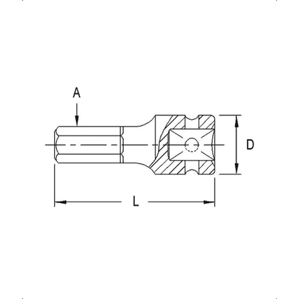 [GENIUS TOOLS] 3/8" Dr. SAE Impact Hex Head Drivers