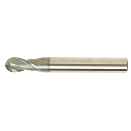 YG-1  GENERAL HSS 2 Flute 30°Helix Regular Ball End mill, TiALN Coated