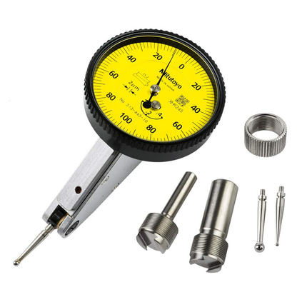 Mitutoyo 513-445-10A DIAL TI, MID, TILT 0.4 mm, 1 μm Accuracy, 0.02 mm