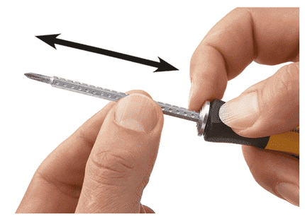 [WIHA] Screwdriver with interchangeable blade set SYSTEM 4, 269 T4 | 210-3666