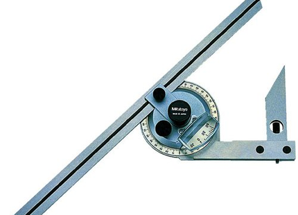 Mitutoyo 187 – 901 Universal Bevel Protractor – 150 mm 300 mm Blade Length