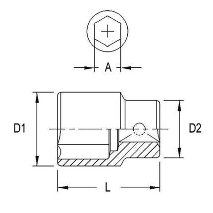 [GENIUS TOOLS] 3/4" Dr. 6 pt. Metric Hand Sockets
