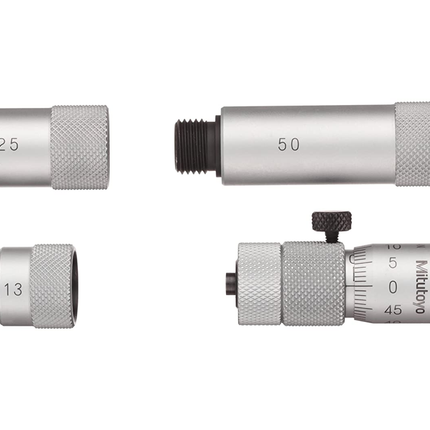 Mitutoyo 137-203 tubular vernier inside micrometer, extension rod type, 50-500mm range