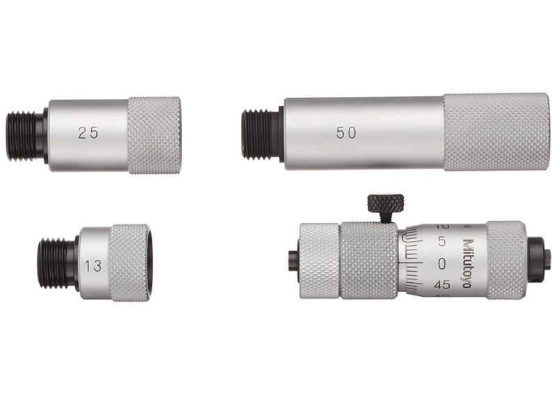 Mitutoyo 137-203 tubular vernier inside micrometer, extension rod type, 50-500mm range