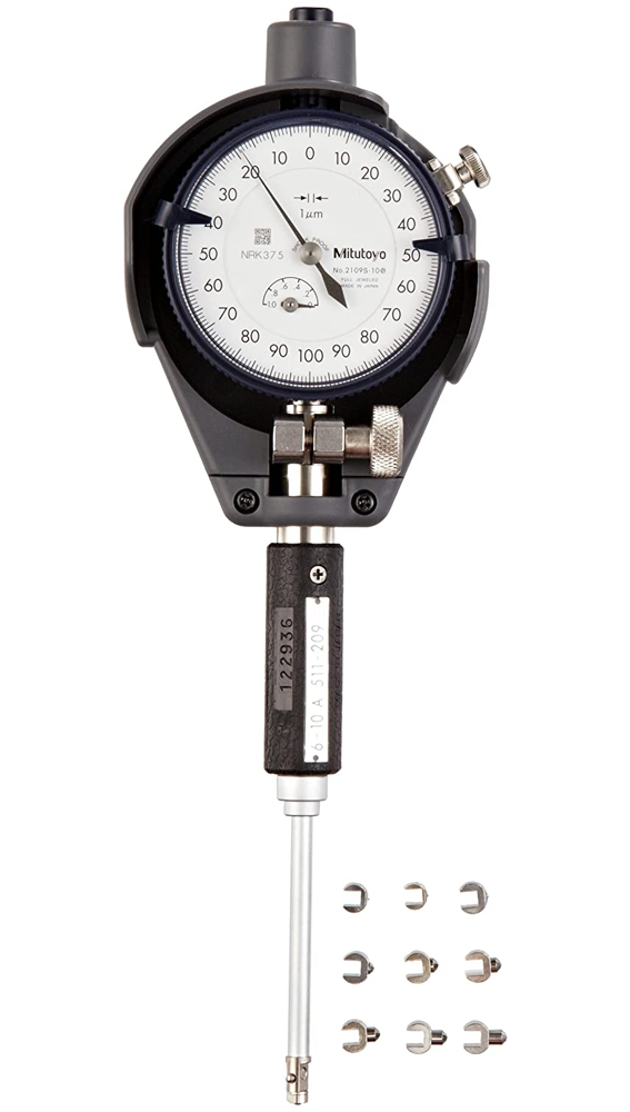 Mitutoyo 511-210 Dial Bore Gauge for Small Holes, 6-10mm Range