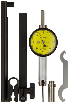Mitutoyo MT513-517T DIAL TEST INDICATOR SET 0-40-0 0.8/0.01MM