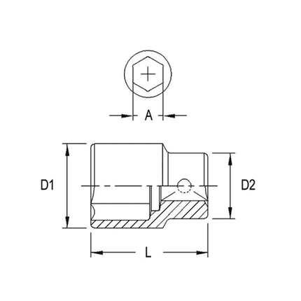 [GENIUS TOOLS] 3/4" Dr. 6 pt. SAE Hand Sockets