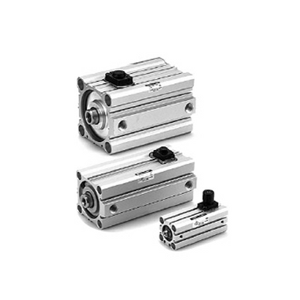 SMC CBQ2 Series Compact End-Lock Cylinder , CDBQ2A50-75DC-HN
