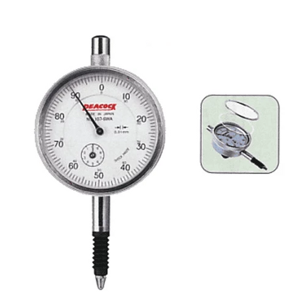 [PEACOCK] Standard Dial Gauges; 0.01mm , Oil-proof type  , 107-SWA