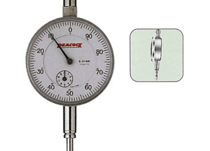 [PEACOCK] Standard Dial Gauges; 0.01mm  JIS B 7503  , 107F-T ,Reversed dial