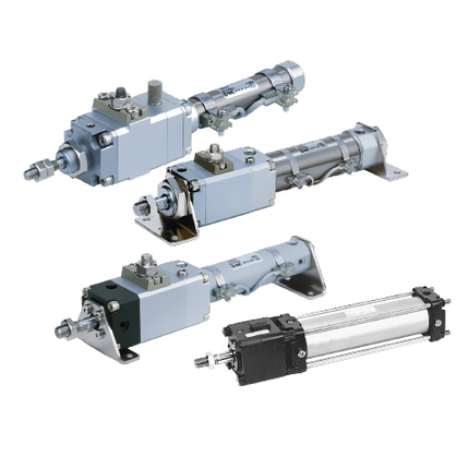 SMC CLA2 Series Fine Lock Cylinder, Double Acting, Single Rod, CDLA2B50-650-D